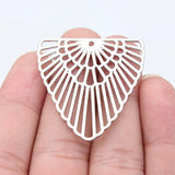 2pcs 40x42mm 4 Colors Geometric Hollow For Earring Making Charms For DIY Jewelry Making