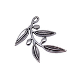 5pcs 39x30mm 2 Colors Antique Silver Color Gold Color Peace Olive Charms For DIY Jewelry Making