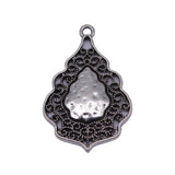 5pcs 37x24mm 3 Colors Antique Silver Color Antique Copper Color Antique Gold Color Hollow Leaf-Shaped Pendant