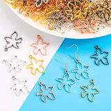 10pcs 6 colors starfish Charms For Necklace keychain Pendant DIY Metal Alloy Jewelry Marking 28*22mm D7139