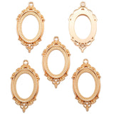 8pcs 6 Colors Necklace Charm DIY Setting Cabochon Cameo Base Tray Bezel Blank Fit 25*18mm Cabochons Jewelry Making 43*24mm C20