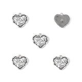 5pcs 4 Colors Irregular Alloy Charms Keyrings Bracelet Pendants Suitable for DIY Handicraft Jewelry Making B1113