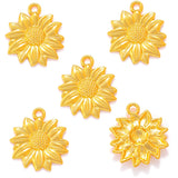 10pcs 7 Color Sunflower Charm for Bracelet Necklace earring Pendant  DIY Handmade Jewelry Accessories 21*20mm Q1164