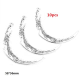 10-50pcs Mixed Styles Antique Knight Sword Anime weapon Charm for Jewelry Making DIY Handmade Weapons Personality Necklace