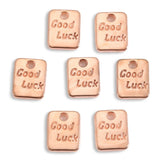 40pcs 6 Colors lucky character tiles Charms For Bracelets Necklace Pendant DIY Handmade Jewelry Making accessories 9*7mm S288