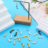 30pcs 5 colors mermaid Charms For Necklace Bracelet Keychain pendant DIY Jewelry Making 20*9mm D782