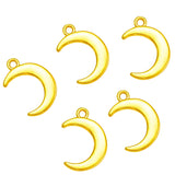 20pcs 5 colors alloy moon Charm For DIY Necklace Bracelet Earrings Pendant Jewelry Crafts Making Accessories L633
