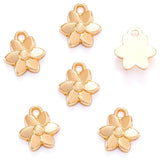 30pcs 7 Color small flower Charm for Bracelet Necklace earring Pendant  DIY Handmade Jewelry Accessories 11*10mm Q1159