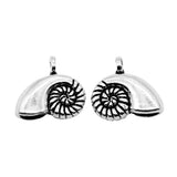 10pcs 16x12mm 2 Colors Antique Silver Color Antique Gold Color Conch Charms For DIY Jewelry Making