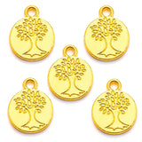 20pcs 4colors Life Tree Charms Pendants DIY Jewelry for Necklace Bracelet Making Accessaries 15*12mm Q238