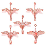 25pcs 6 Color Flying Crane Charm for earring Necklace Keyring jewelry Pendant  DIY Handmade Crafts accessories 24*22mm D568