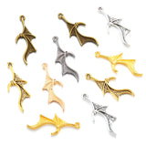 20pcs 6 colors bat Wings Charms for Earrings necklaces keychains DIY Jewelry accessories Handmade Making Craft 12*31mm D454