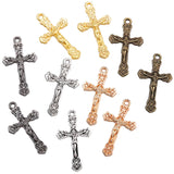 15pcs 5 Color cross Charm for Key Chain Bracelet Necklace earring Pendant  DIY Handmade Jewelry Accessories 32*19mm T29