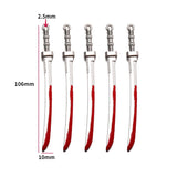 5 pcs 20 styles Halloween Zinc Alloy Bloody Dagger Color Charms Knife Pendants for DIY Bangle Bracelet necklace Findings W430