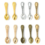 20pcs Mini Spoon Metal Accessories 36*08mm Suitable for Handmade DIY Clothing Accessories and Jewelry Making J519