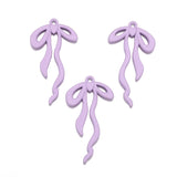 5 pcs High quality Spray paint Bow Charm Woman Earring Necklace Alloy Charms for Jewelry Making W279