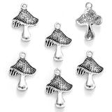 20pcs 4 Color  Alloy mushrooms CharmsFor Earring necklace Pendants DIY Handmade Jewelry Accessories Making 20*14mm K38