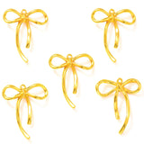 20pcs 5 colours Small Bow knot Charms for Bracelet Necklace Pendant Jewelry Making Handmade Crafts diy Supplies 20*25mm N1177