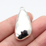5pcs 35x32mm/41x20mm/26x17mm Antique Silver Color Baroque Style Hammered Pendant For DIY Jewelry Making