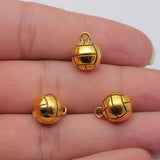 5pcs 14x11mm 3 Colors Antique Bronze Color Antique Silver Color Antique Gold Color 3D Volleyball Charms