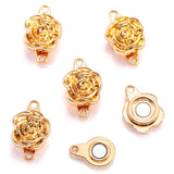 3 Set rose Magnet Connected Clasps Pendant DIY Magnetic Buckle For Jewelry Necklace Bracelet Handmade jewelry accessories W292