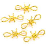 10pcs 3 styles 3D Thorns Metal Connectors Pendant Gothic Necklace Bracelet DIY Thorns Charms Jewelry Handicraft Making B200
