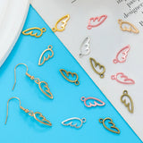 50pcs 5colors Wings Charms for Earrings necklaces keychains Jewelry Making DIY Jewelry accessories Handmade Craft 23*10.5mm D453