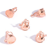 10Pcs Alloy Kettle Pendant 18*14mm Suitable for DIY Necklace Bracelet Keychain Bag Pendant Jewelry Making Material J526