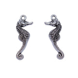 10pcs 26x9mm Antique Silver Color Seahorse Charms For DIY Jewelry Making