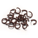 100pcs Multi-colors Mixed Open Rings DIY Multifunction Jewelry Making Findings 1.2X8mm V164