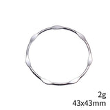 10pcs 43x43mm 5 Colors Embossed Hollowed-Out Geometric Circle Charms For DIY Jewelry Making