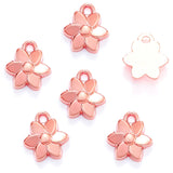 30pcs 7 Color small flower Charm for Bracelet Necklace earring Pendant  DIY Handmade Jewelry Accessories 11*10mm Q1159