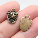 20pcs 16x10mm 2 Colors Antique Bronze Color Antique Silver Color Chinese Style Lion Dance Charms For DIY Jewelry Making