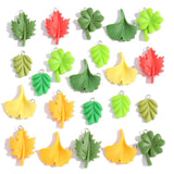 10pcs Resin Leaf Charms Maple Leaf Ginkgo Leaf Pendants Jewelry Making Materials Keychain Charms Earrings Necklace Accessories