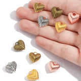 5pcs 5 Color Exquisite Heart Shaped Charm for Necklace Keyring Pendant  DIY Handmade Jewelry Accessories 13*13mm A147