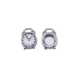 20pcs 13x9.5mm Antique Silver Color Alarm Clock Charms For DIY Jewelry Making