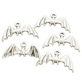 20pcs Charms Halloween Fly Bat 19x12mm 6 Color Pendants DIY Necklace Bracelet Crafts Making Findings D561
