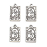 20 Styles Retro silver Style Witch Divination Tarot Card Tag Pendant DIY Charms Necklace Bracelet Jewelry Making 23*14mm J502