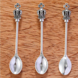 5pcs 5 Colors tableware Spoon fork Dining knife Charms DIY Jewelry Findings Pendants For Necklace Jewelry Making 60*7mm J491