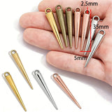 20pcs Alloy Round Diamond-Shaped Pendants in 6 Colors for DIY Necklace Earrings Charms Jewelry Making Supplies B1115-B1118