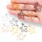 10pcs 6 colors starfish Charms For Necklace keychain Pendant DIY Metal Alloy Jewelry Marking 28*22mm D7139