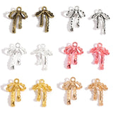 20pcs 6 colors alloy bow Charm Hollow Pendant For DIY Necklace Bracelet Earrings Jewelry Crafts Making Accessories 19*13mm N182