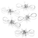 10pcs 3 styles 3D Thorns Metal Connectors Pendant Gothic Necklace Bracelet DIY Thorns Charms Jewelry Handicraft Making B200