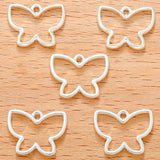 20pcs 6 Color hollow butterfly Charms For Bracelets Necklace Pendant DIY Handmade Jewelry Making accessories 17.5*13.5mm D2136