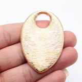 2pcs 62x42mm 2 Colors Antique Silver Color Kc Gold Color Large Inverted Water Drop Pendant For DIY Jewelry Making
