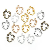 20pcs 5 color foliage Charms for Necklace Earrings Pendant DIY Jewelry Making Handcrafted Accessories 15*19mm Q390