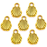 50pcs 5 colors mini shell Charms Pendant For Necklace Bracelet Earring diy Handmade Jewelry Making 12*8mm D7129