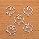 20Pcs 5 Colors Alloy cloud charm For Bracelets Necklaces Pendant Diy Handmade Jewelry Making 15*14mm G122