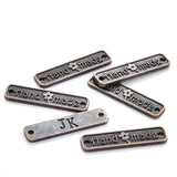 20pcs Antique Silver color letter Hand made Charms For Necklace Bracelet Jewelry Making 25*6mm S252