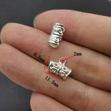 20-40pcs silver color Zinc Alloy Bead DIY big hole metal connector Beads Fits Charm Bracelets Necklaces Pendants making R224
